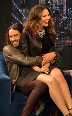 russell brand jimmy fallon russell brand gets flirty with katharine mcphee pulls russell brand jimmy fallon russell brand gets flirty with katharine mcphee pulls